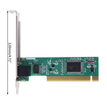 PCI NIC Chipset RTL8139 10/100Mbps RJ45 Ethernet-Net Work Lan-Kort Adapter til PC