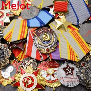 Sovjetiske Lenin Røde Stjerne Venus Røde Flag Arbejdskraft Herlige Ære KGB Badge russiske Badge Medalje