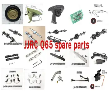 JJRC Q65 C606 D844 RC Konvertible Jeep Bil reservedele, motor, servo-Drev aksel dæk Foran bagakslen Modtager rod osv.