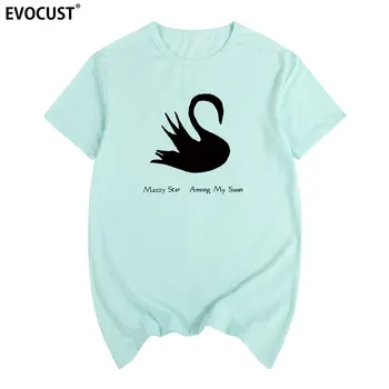 Mazzy Star Blandt Mine Swan T-shirt i Bomuld Mænd T-shirt Nye TEE t-shirt Dame unisex Fashion