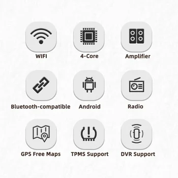 2 DIN Android Bil Autoradio For Renault-fabrikken-2018 10.1