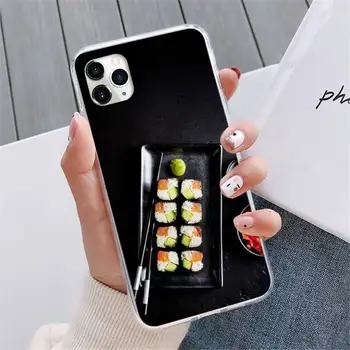 Det japanske køkken sushi Phone Case For iphone 12 5 5c 5s se 6 6s 7 8 plus x xs-xr-11 pro mini max