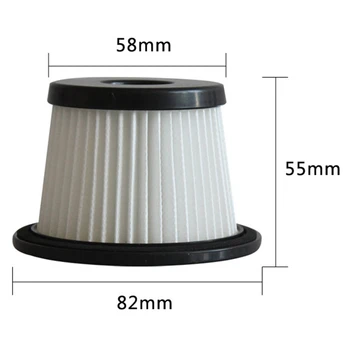 5Pcs Udskiftning Hepa-Filter Vakuum Cleane Dele til MOOSOO K24 Trådløse Håndholdte Støvsuger Tilbehør