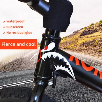 Cykelstellet Dekorative Sticker MTB Haj Hoved Rør Klistermærker Vandtætte, Ikke-fading Cykel Camouflage Tape Beskyttende Mærkat