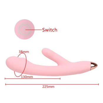 8 Hastigheder Klitoris Stimulator Kvindelige Masturbator USB Oplader Vaginal Dildo Massageapparat sexlegetøj til Kvinde Vibrator