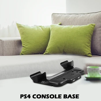 Lodret Opladning Stå Dual Controller Station for Sony PS4 PRO/Slank spillekonsol Gamepad Oplader Dock Indehaveren Støtte