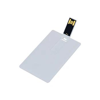 Hvid-kort, USB-Flash-Drev med Høj Hastighed Bank Kreditkort, USB-Flash 4GB, 8GB, 16GB, 32GB, 64GB USB-Disk USB-Stick plastik kort