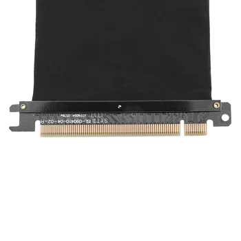 30cm Fleksibel PCI Gold Finger Ren Guld Håndværk Hurtig Udvidelse Kabel-PCI-E 16X Grafikkort Extender Riser