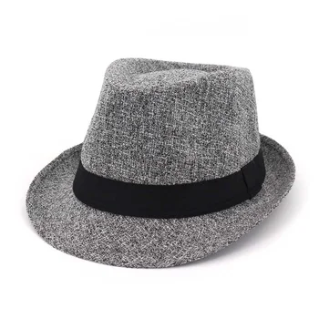 Mode Fedora Hat Kvinder Mænd Fashionable Kirke Sombrero GentlemanLadies Sombrero Wide Brim Panama Vintage Hatte HF102