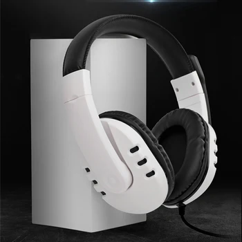 PS5 Headset med Forstærket Gaming Stereo Hovedtelefon til PS5 / PS4 / PC / Kontakt / X-ENE(S) / X-360