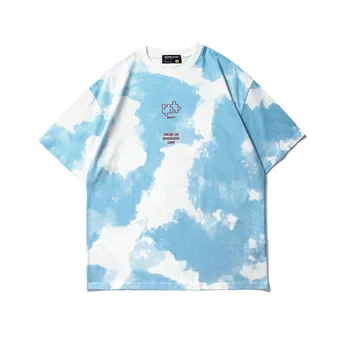 Ko Print T-Shirt Herre Hip Hop Japansk Leviortin Sommer T-Shirts Streetwear Korte Ærmer Casual Top Bomuld Harajuku-Shirt Mandlige