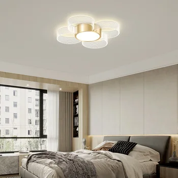 Stue lampe, enkelt og moderne kreativ blomst familie atmosfære værelse loft lampe Nordiske personlighed lys luksus soveværelse lamper