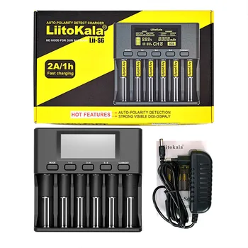 Liitokala Lii-500 Lii-500'ERNE Lii-S6 LCD-18650 batteri 3,7 V 18350 18500 21700 25500 26650 AA AAA NiMH, lithium batteri oplader