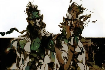 Brugerdefineret Lærred Kunst Metal Gear Solid Plakat Metal Gear Solid V Wall Stickers Særlige Soldat Spil Tapet Jul Indretning #617#