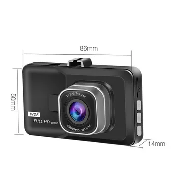 3 Tommer Video-Optagere Dash Cam Bil DVR 1080P Cyklus Optagelse Night Vision Vidvinkel Kørsel Optager Dashcam Video Registrator