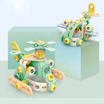Gummi Aftagelig Engineering Samling af Køretøj Toy Hands-on Evne Sjovt Legetøj