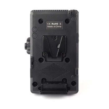 V-Mount Batteri Power Plate-Adapter med D-Tap-Udgang Klemme for -Sony -Canon DSLR Kamera A7 II III Gh4/5/5S