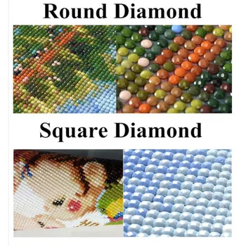Dpsprue 5D DIY Diamant Maleri Fuld Square/Runde Stearinlys Cross stitch Kit Mosaik Rhinestones Diamant Broderi Gave DC09