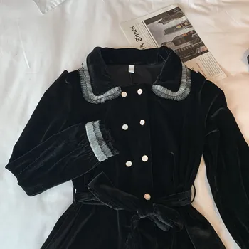 S-Xl Plus Size Nye Forår Dame Dress Boho Chiffon Kvindelige Vintage Kjole Part Oversize Langærmet Kvinder Kjoler Robe Vestido