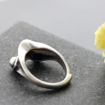 Nye Vintage Gammel sølv Farve Frog Ring Kreative Retro Justerbar Åbning Ringe til Kvinder, Mode Smykker Gave Drop Shipping