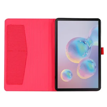 Klud mønster book style tablet taske Til Samsung Galaxy Tab ET 8.4 2020 SM-T307 SM-T307U 8.4 tommer Stå, Dække med Kort slots