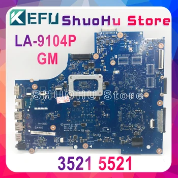 KEFU LA-9104P For dell 3521 5521 Laptop Bundkort la-9104p dell Bundkort i3 CPU orginal Test Bundkort
