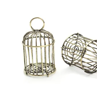 5pcs/masse 42mm*27mm birdcage Stik Metal Alloy Vedhæng Til DIY armbånd halskæde Smykker at Gøre dfrg5