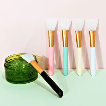 1 stk Professionel Makeup Pensler ansigtsmaske Børste Silikone Gel DIY Kosmetiske Skønhed Værktøjer Engros Børste Materiale Håndtag Materiale