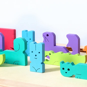 Søde piger 3D-Træ Puslespil, Puslespil yrelsen Legetøj Tangram Hjerne Teaser Børn Puslespil Legetøj Tetris Spil Uddannelsesmæssige Baby Legetøj i Træ Gaver