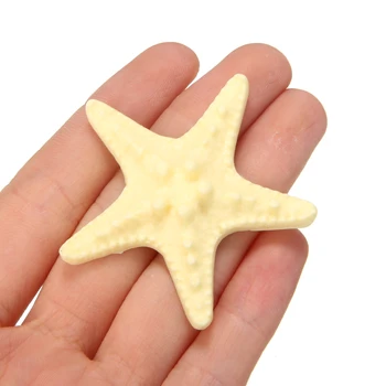 3Pcs Harpiks Dekorative Søstjerner middelhavsstil Sea Star søstjerner Hvid/Blå Lille Til Hjemmet Tabel Væggen Børn, Rum Udsmykning