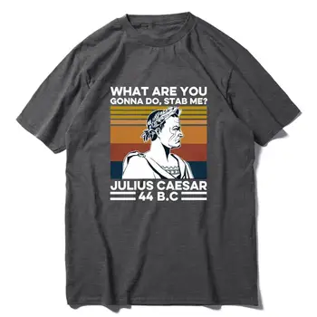 Hvad Vil Du Gøre Stikke Mig? Julius Cæsar Vintage kortærmet T-shirt i Bomuld Tee Xs-3xl