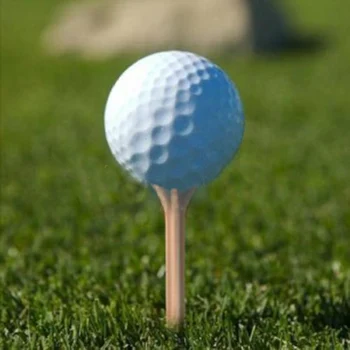 10stk/Pack 83 mm Farve golfbold Træ Tee Udendørs Golf Hvede Plastic-t-stykkerne Professionel Golf Sport Tees Gnidningsfrit L4V2