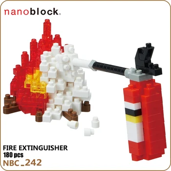 NBC-242 Nanoblock brandslukker byggesten 130 Stykker Pædagogiske Kreative Arkitektur Minibricks For Børn Nyt