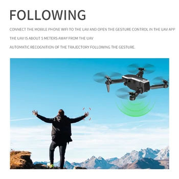 S171 Pro Mini drone med Dual camera 4k HD quadcopter Højde Hold selfie rc droner dron wifi fpv quadrocopter legetøj gave vs s66