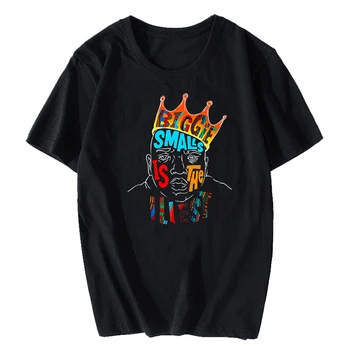 BIGGIE SMALLS Berygtede Stor T-Shirt til Mænd af Høj Kvalitet, Æstetisk Bomuld Cool Vintage T-shirt Harajuku Streetwear Camisetas Hombre