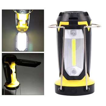 LED Camping Lantern USB-Genopladelige, Lyseste Lommelygte Vandtæt, Perfekt til Nødsituationer, Offentlig, Vandring og Hjem