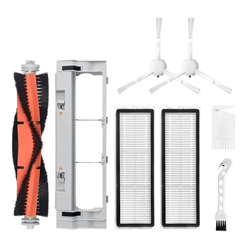 8STK Sæt til Xiaomi Mi 1C Robot Støvsuger Smart Cleaner Tilbehør Usynlige Mur sidebørster Filter Rullende Bush