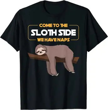 Kommer Til Sloth-Side T-Shirt - Sjove Sloth Ordspil T-Shirt T-Shirt T-Shirt Med Grafisk Bomuld Casual Cool Mænd