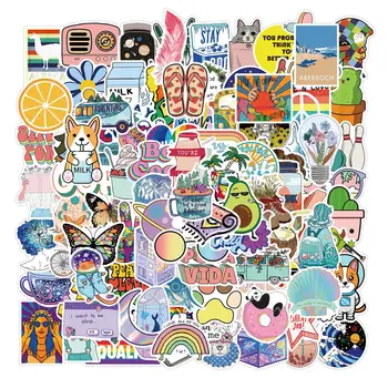 10/30/50/100pcs Mix Søde Kawaii Anime Tegnefilm Klistermærker Pack til Notebooks Papirvarer Dagbog Scrapbooking Tidende Washi Klistermærker