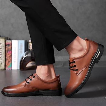 Deblack sport casual sapatos mand, hvid 2020 casuales sapato cuero mandlige koreanske herre mænds lather sneakers para koreansk