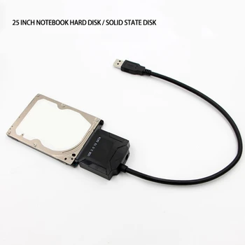 Til 2,5/3,5-Tommers Harddisk Data Kabel SATA til USB 3.0 High Speed Kørsel-Adapter Kabel Plug OS