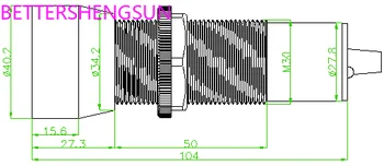 KS108 lang afstand høj præcision lille stråle vinkel vandtæt ultrasonic sensor ultralyd modul 0.2~6 meter