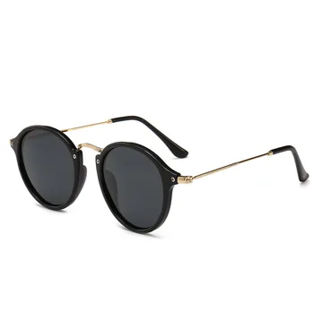 2020 Ny Klassiker Polariserede Solbriller Mænd Kvinder Kørsel Vintage Brillerne Rund Ramme Sol Briller Mandlige Goggle UV400 Gafas De Sol