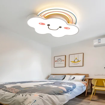 Nordiske børnehave børneværelse soveværelse indretning led-lampe lyser, for dæmpbar loft lys boligindretning
