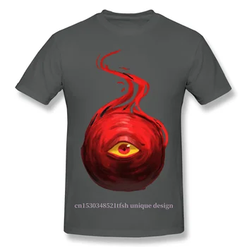Dark Souls Eventyr Spil Bloodborne 2021 Nye Ankomst T-Shirt Red Eye Orb Unikke Crewneck Bomuld til Mænd