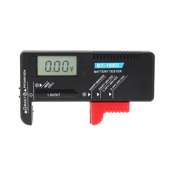 BT168D Digital Batteri-Kapacitet, der Tester LCD-for 9V 1,5 V AA AAA Celle C D Batterier
