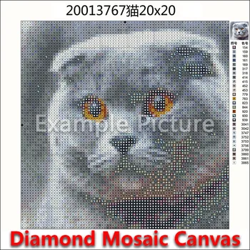 Nye Diamant-maleri, Tegnefilm Dyr Pige unicorn hest kanin 5D Fuld Square Bor broderet korssting 3D Runde mosaik 1221