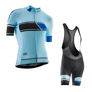 2021 Pro Team kortærmet Trøje Sæt Bib Pants Ropa Ciclismo Cykel Tøj MTB Bike Jersey Uniform Mænd Tøj