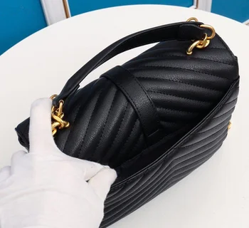 Hot Sælger Håndtaske Tote Poser Luksus Design, Mode Damer Den Ene Skulder Taske Til Kvinder, Deluxe-Ægte Læder Skrå Pung Taske
