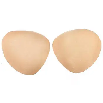 2 Stykke 1Pair Sexet Bikini Polstring Indsætte Aftageligt Kvinder Bh Pads Breast Enhancer Brystet Push Up Cups for Badetøj